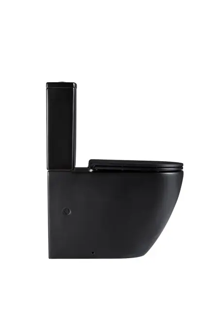 WC bezokrajové  Igar Black + doska s pomalým sklápaním