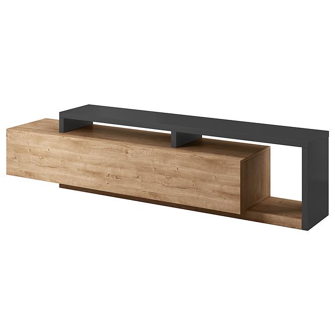 TV stolík Bota 40 Antracit/Dub Ribbec