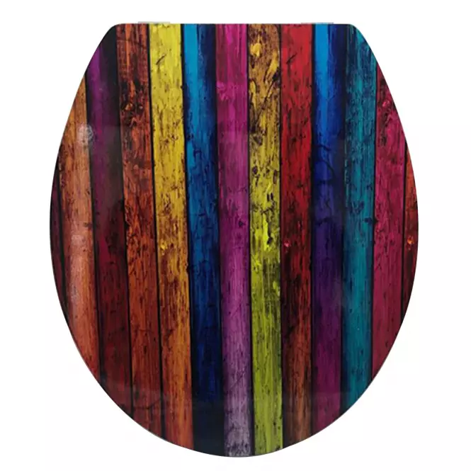 WC doska Rainbow Mdf