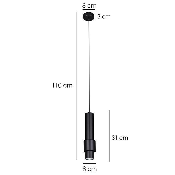 Luster Roto K-4544 Čierna LW1