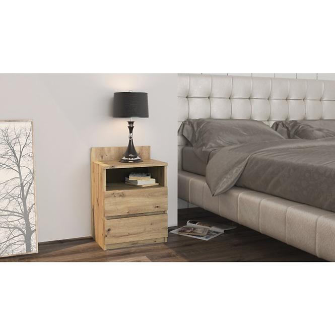 Nočný stolík Malwa M1 Dub Artisan,2
