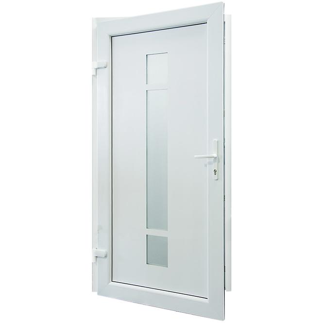 Dvere vchodové Tatiana D08 90L biele,2