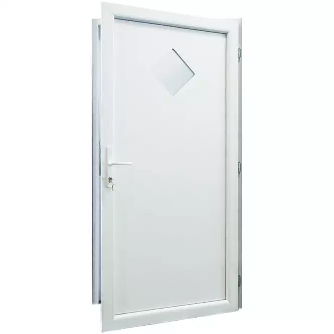 Dvere vchodové Madeleine D09 90P biele,2