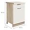 Skrinka do kuchyne Favorit 4d Sonoma/White,2