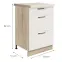 Skrinka do kuchyne Favorit 9d Sonoma/White,2