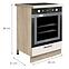 Skrinka do kuchyne Favorit 17d Sonoma/White,2