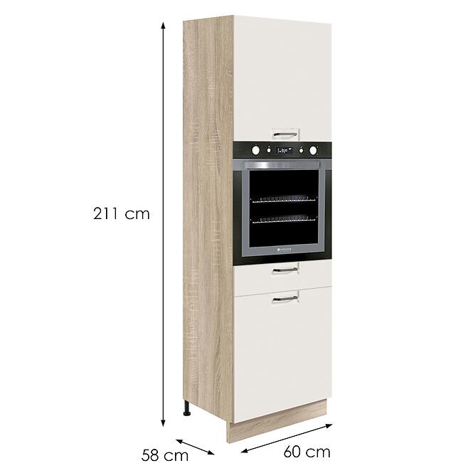 Skrinka do kuchyne Favorit 20d Sonoma/White,2