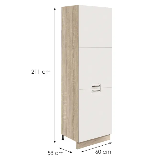 Skrinka do kuchyne Favorit 21d Sonoma/White,2