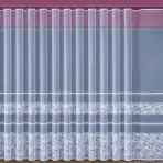 Žakarová záclona 618/D349/140 biely. Tovar na mieru