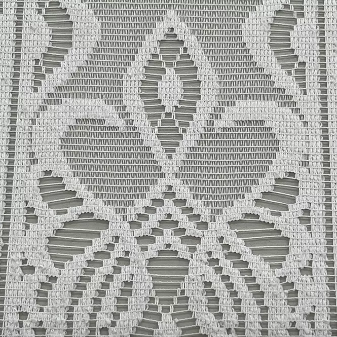 Žakarová záclona 639D19/45 biely. Tovar na mieru