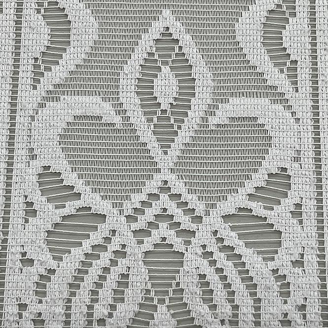 Žakarová záclona 639D19/45 biely. Tovar na mieru