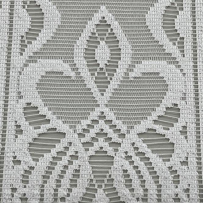Žakarová záclona 639D19/45 biely. Tovar na mieru