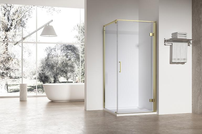 Sprchový kút MAJA 90X90X190 GOLD,3