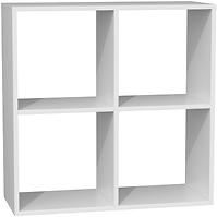 Regál Malax 2x2 biely Mat