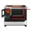 Sporák Donna 90 antracit 8,1 kW pravý,2
