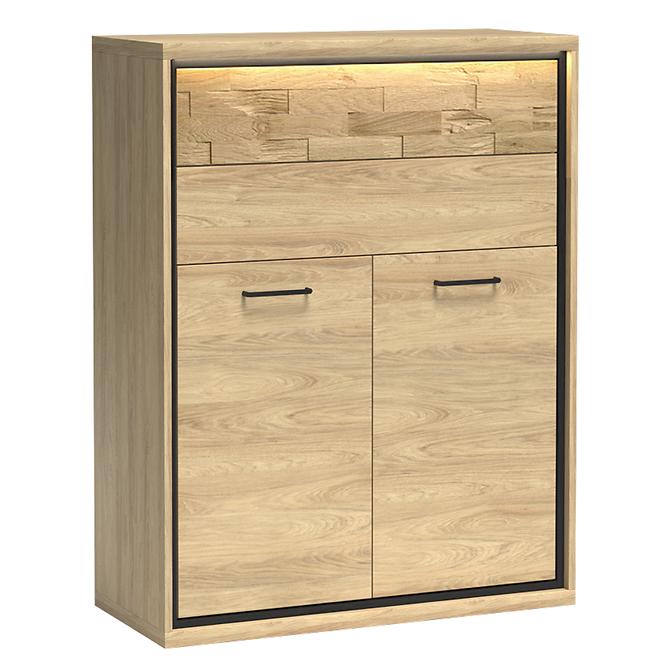 Komoda M6 Mediolan Doska Natural Hikora