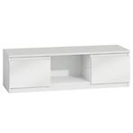 TV stolík 140 sklo Biely/Biely Lesk TV stolík 140 sklo Biely/Biely Lesk