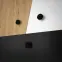 Skriňa Naxos 120 cm – dub artisan/čierna mat, trojdverová, zásuvky,3
