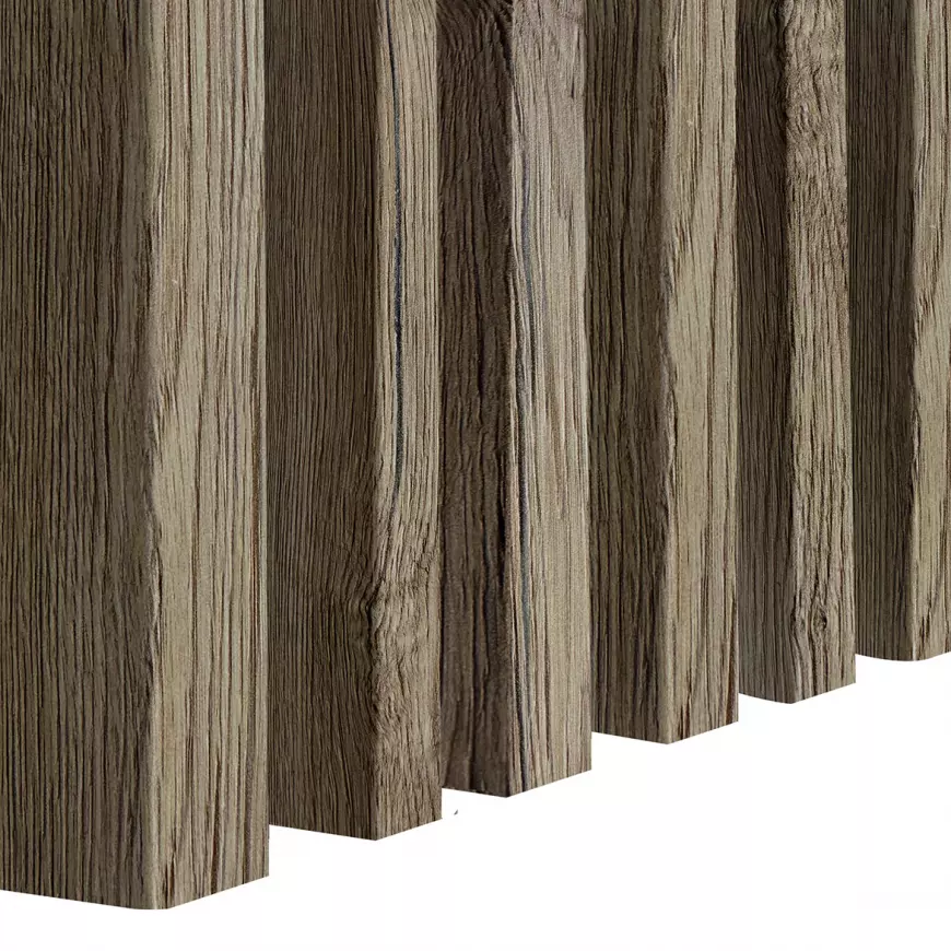 Dekoračná lamelová MDF lišta 3D na stenu Dub Sanremo 30x38x2750mm