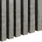 Dekoračná lamelová MDF lišta na stenu Loft Betón 30x38x2750 mm