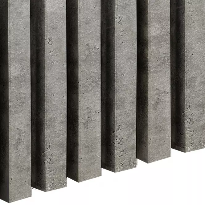Dekoračná lamelová MDF lišta na stenu Loft Betón 30x38x2750 mm