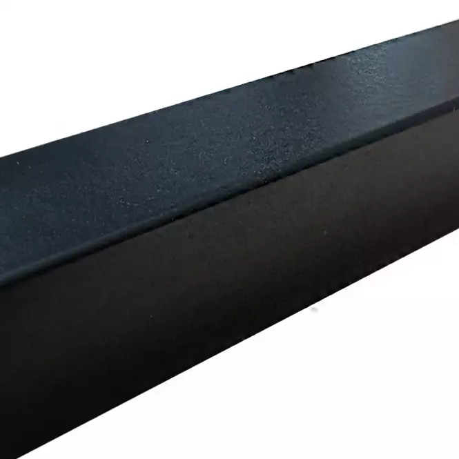 Dekoračná lamelová lišta 3D slim čierna mat 19x29x2750 mm