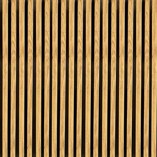 Dekoračná lamelova lišta 3D slim Dub Natur 19x29x2750mm