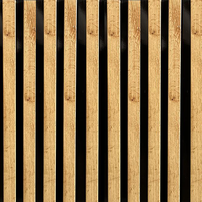 Dekoračná lamelová lišta 3D slim Dub Wotan 19x29x2750 mm