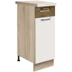 Skrinka do kuchyne Favorit 1d Sonoma/White+Ribbeck