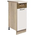 Skrinka do kuchyne Favorit 1d Sonoma/White+Ribbeck