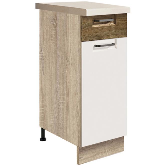 Skrinka do kuchyne Favorit 1d Sonoma/White+Ribbeck