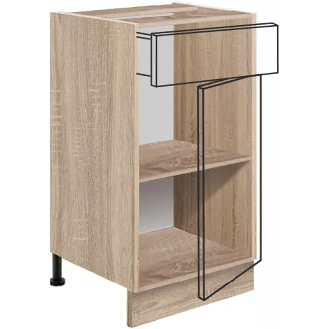 Skrinka do kuchyne Favorit 2d Sonoma/White+Ribbeck,3