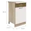 Skrinka do kuchyne Favorit 3d Sonoma/White+Ribbeck,2