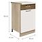 Skrinka do kuchyne Favorit 3d Sonoma/White+Ribbeck,2