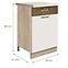 Skrinka do kuchyne Favorit 4d Sonoma/White+Ribbeck,2