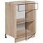 Skrinka do kuchyne Favorit 4d Sonoma/White+Ribbeck,3