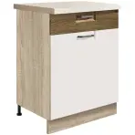 Skrinka do kuchyne Favorit 5d Sonoma/White+Ribbeck