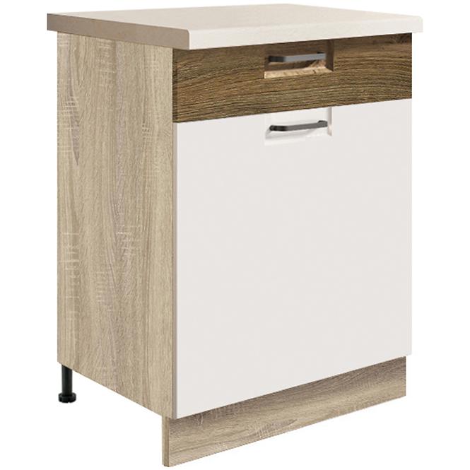 Skrinka do kuchyne Favorit 5d Sonoma/White+Ribbeck