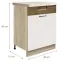 Skrinka do kuchyne Favorit 5d Sonoma/White+Ribbeck,2