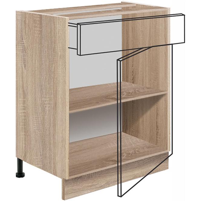 Skrinka do kuchyne Favorit 5d Sonoma/White+Ribbeck,3