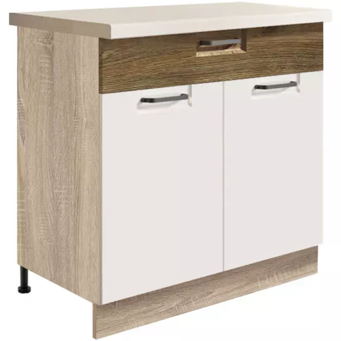 Skrinka do kuchyne Favorit 6d Sonoma/White+Ribbeck