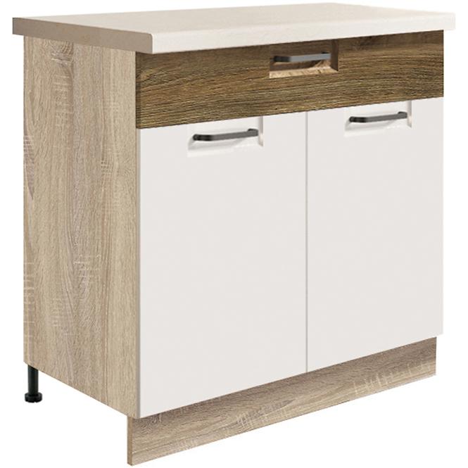 Skrinka do kuchyne Favorit 6d Sonoma/White+Ribbeck