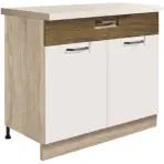 Skrinka do kuchyne Favorit 7d Sonoma/White+Ribbeck