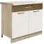 Skrinka do kuchyne Favorit 7d Sonoma/White+Ribbeck
