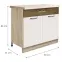 Skrinka do kuchyne Favorit 7d Sonoma/White+Ribbeck,2