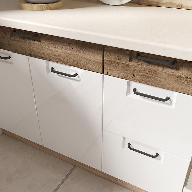 Skrinka do kuchyne Favorit 7d Sonoma/White+Ribbeck