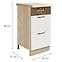 Skrinka do kuchyne Favorit 8d Sonoma/White+Ribbeck,2