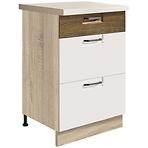 Skrinka do kuchyne Favorit 9d Sonoma/White+Ribbeck