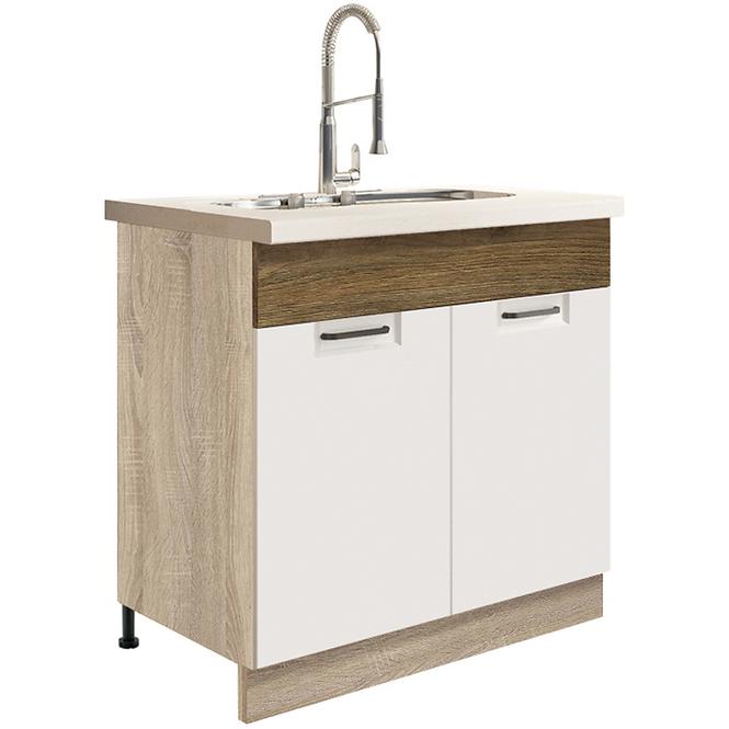 Skrinka do kuchyne Favorit 12d Sonoma/White+Ribbeck