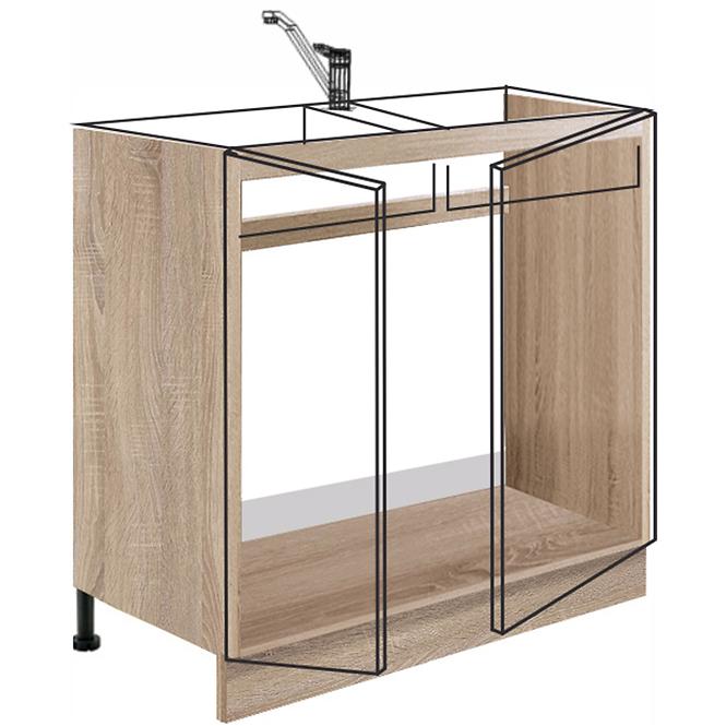 Skrinka do kuchyne Favorit 12d Sonoma/White+Ribbeck,3